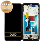 Дисплей за Motorola Moto G86 5G, Тъчскрийн с рамка, Spellbound, 5D68C30474, Genuine Service Pack