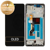 Дисплей за Motorola Moto G86 5G, Тъчскрийн с рамка, Cosmic Sky, 5D68C30475, Genuine Service Pack