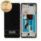Дисплей за Motorola Moto G86 5G, Тъчскрийн с рамка, Cosmic Sky, 5D68C30475, Genuine Service Pack