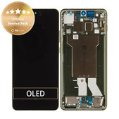 Дисплей за Motorola Edge 70, Тъчскрийн с рамка, Bronze Green, 5D68C31543, Genuine Service Pack