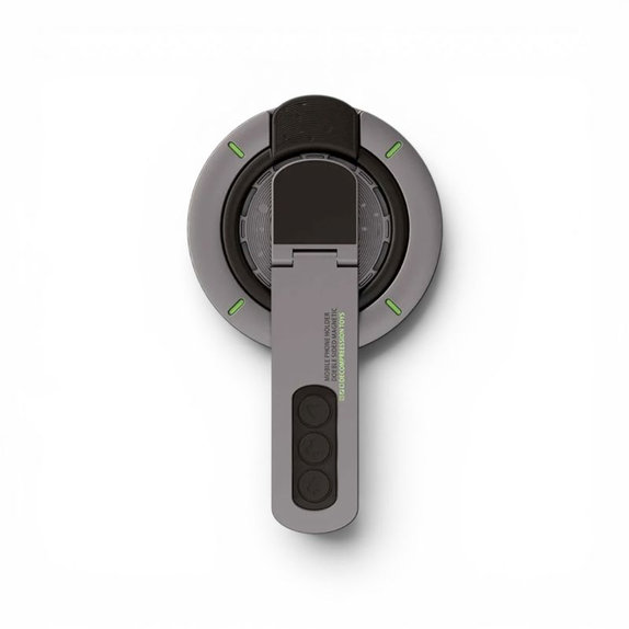 Магнитен държач за телефон със стойка, съвместим с MagSafe, черен