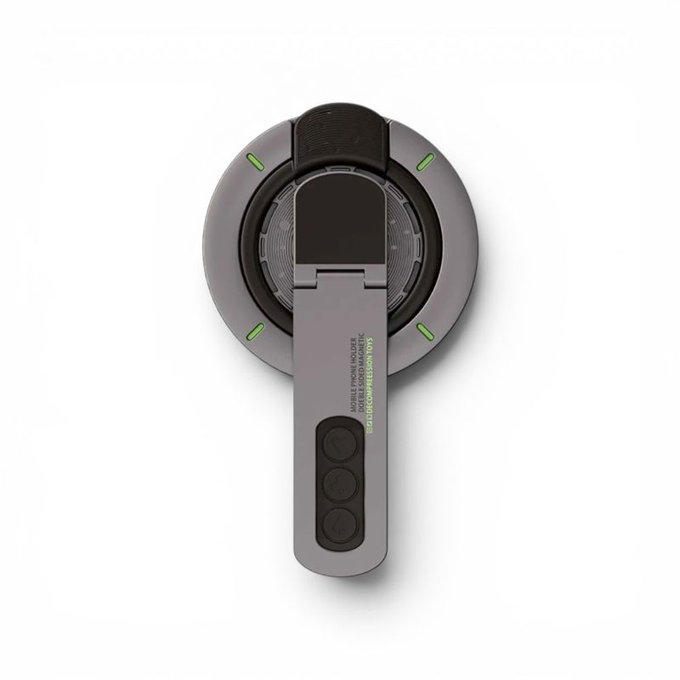 Магнитен държач за телефон със стойка, съвместим с MagSafe, черен