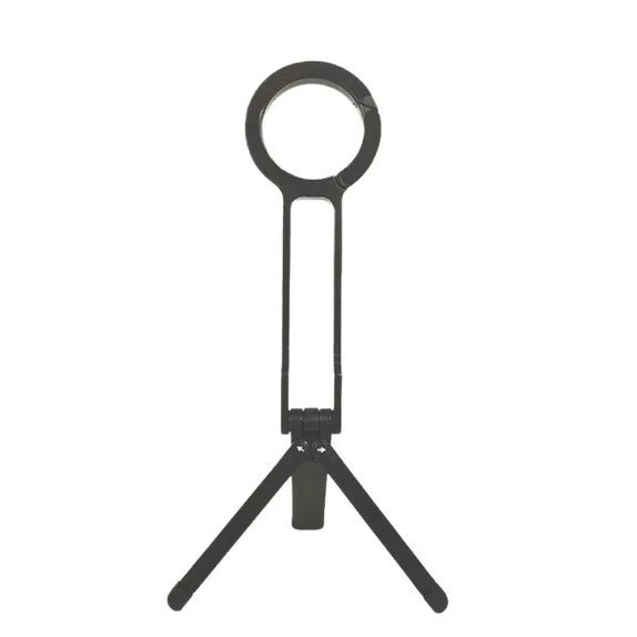 Сгъваема магнитна стойка за телефон, съвместима с MagSafe, черна