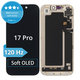 Дисплей Soft OLED 120Hz за iPhone 17 Pro, Тъчскрийн с рамка, DIAGNOSTIC
