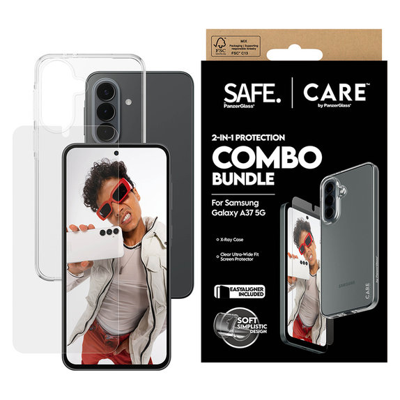 Bundle 2 в 1 за Samsung Galaxy A37, PanzerGlass
