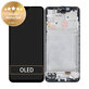 Дисплей за Samsung A16 4G, Black, Тъчскрийн с рамка, GH82-36253A, Genuine Service Pack