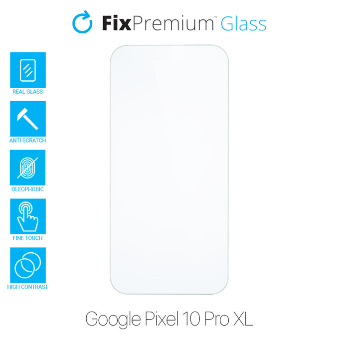 Закалено стъкло за Google Pixel 10 Pro XL, FixPremium