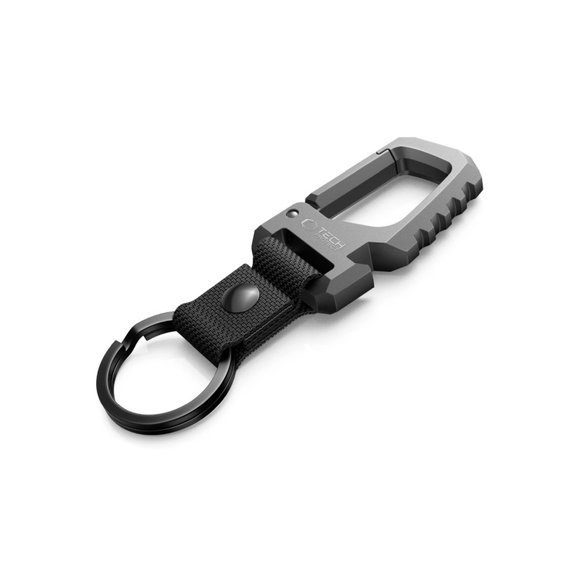 Ключодържател Slidelock Carabiner Keychain, Gunmetal, Tech-Protect