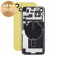 Стъкло на задния капак за iPhone 14 Plus, Yellow, Pulled A