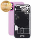 Стъкло на задния капак за iPhone 16, Pink, Pulled A