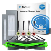 Комплект резервни части за iRobot Roomba Combo 1138, Ecovacs Deebot Ozmo 930 (1x Основна четка, 2x Филтри, 2 чифта странични четки)