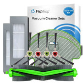 Комплект резервни части за iRobot Roomba Combo 1138, Ecovacs Deebot Ozmo 930 (1x Основна четка, 2x Филтри, 2 чифта странични четки, 2x Моп кърпи)