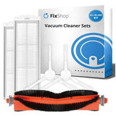 Комплект резервни части за Xiaomi Robot Vacuum S10, S10 EU, S12 (1x Основна четка, 2x Филтри, 2x Странични четки)