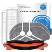 Комплект резервни части за Xiaomi Robot Vacuum S10, S10 EU, S12 (1x Основна четка, 2x Филтри, 2x Странични четки, 2x Моп кърпи)