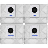 Торбичка за прах, 4 бр., Антибактериален и премахващ миризми за Ecovacs Deebot T-series, X-series