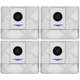 Торбичка за прах, 4 бр., Антибактериален и премахващ миризми за Ecovacs Deebot T-series, X-series