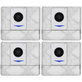 Торбичка за прах, 4 бр., Антибактериален и премахващ миризми за Ecovacs Deebot T-series, X-series