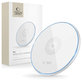 Безжично зарядно QI15W-C1 15W, бяла, Tech-Protect