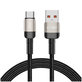 Кабел Ultraboost Evo USB-C Cable 100W/5A 200cm, Titanium, Tech-Protect