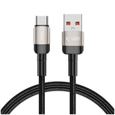 Кабел Ultraboost Evo USB-C Cable 100W/5A 100cm, Titanium, Tech-Protect
