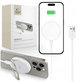 Безжично зарядно QI15W-A33 Magnetic MagSafe, бяла, Tech-Protect