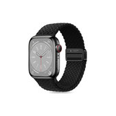 Каишка Nylonmag за Apple Watch 8 / 9 / 10 / 11 / SE / Ultra (44 / 45 / 46 / 49 mm), черна, Tech-Protect