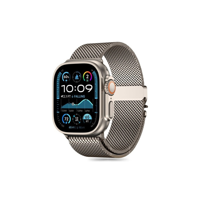 Каишка Milano за Apple Watch 8 / 9 / 10 / 11 / SE / Ultra (44 / 45 / 46 / 49 mm), Titanium, Tech-Protect