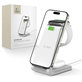 Безжично зарядно QI15W-A36 3IN1 for Apple, бяла, Tech-Protect