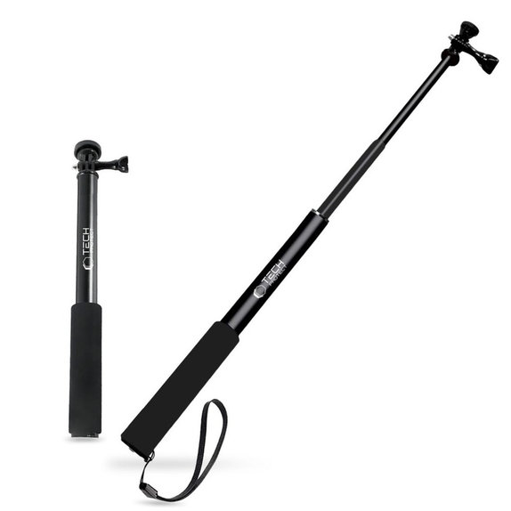 Селфи стик със статив GA100 за GoPro / DJI / INSTA360, черна, Tech-Protect