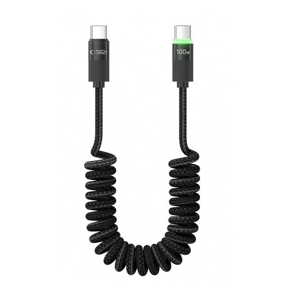 Кабел UB20T Ultraboost USB-C Cable PD 100W / 5A 180CM, черна, Tech-Protect