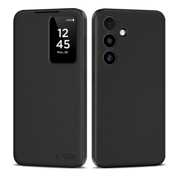 Калъф Smart Wallet за Samsung S25, Matte Black, Tech-Protect