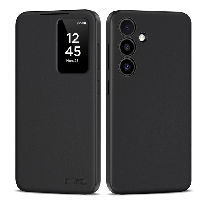 Калъф Smart Wallet за Samsung S25, Matte Black, Tech-Protect