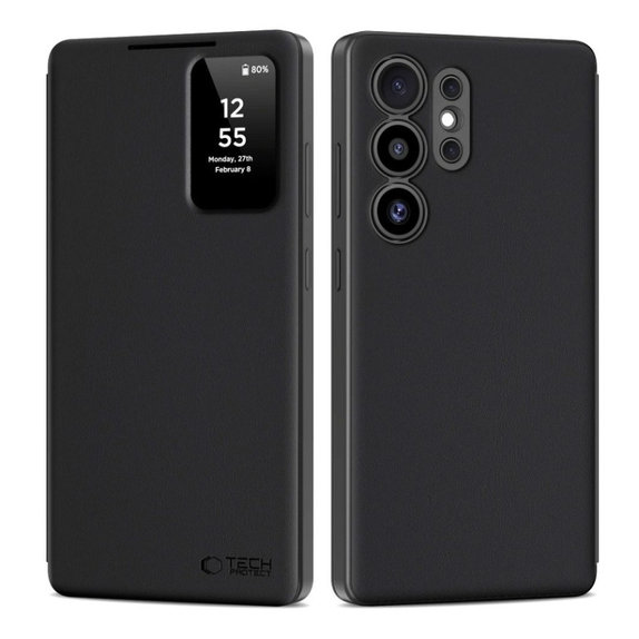 Калъф Smart Wallet за Samsung S25 Ultra, Matte Black, Tech-Protect