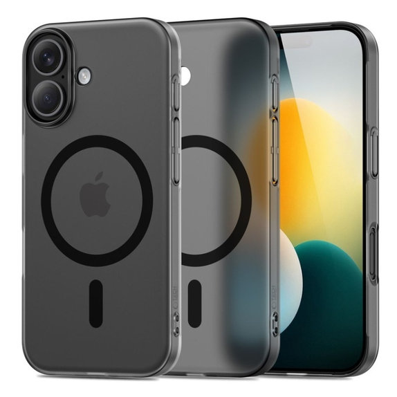 Калъф MagSlim MagSafe за iPhone 17, Matte/Black, Tech-Protect