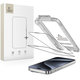 Закалено стъкло Quick Set+ 2-PACK за iPhone 15 Pro, черна, Tech-Protect