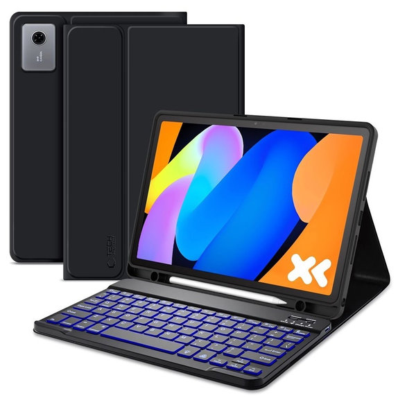 Калъф Sc Pen + Keyboard за Lenovo Idea Tab / K11 Gen 2 11.0 TB-336, черна, Tech-Protect