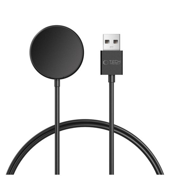 Кабел MC03 Ultraboost Magnetic Charging USB Cable 100cm за Samsung Watch, черна, Tech-Protect