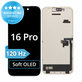 Дисплей Soft OLED 120Hz за iPhone 16 Pro, Тъчскрийн с рамка, FixPremium PRO
