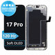 Дисплей Soft OLED 120Hz за iPhone 17 Pro, Тъчскрийн с рамка, FixPremium PRO