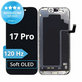Дисплей Soft OLED 120Hz за iPhone 17 Pro, Тъчскрийн с рамка, FixPremium PRO