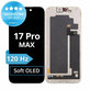 Дисплей Soft OLED 120Hz за iPhone 17 Pro Max, Тъчскрийн с рамка, FixPremium PRO