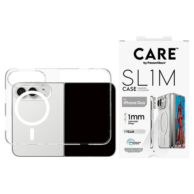 Калъф SL1M с MagSafe за iPhone Duo, Прозрачен, PanzerGlass