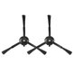 Странична четка, 2 бр., Черна за Roborock Qrevo MaxV, Pro, Plus, S
