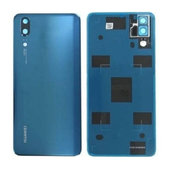 Капак на батерията за Huawei P20, 02351WKU, син, Blue, Genuine Service Pack