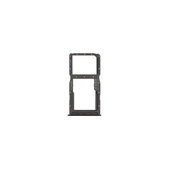 SIM/SD държач за Huawei P30 Lite, P30 Lite 2020, 51661LWL, 51661NAL, Midnight Black, Genuine Service Pack