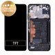 дисплей за Huawei P40 lite, Тъчскрийн и рамка с батерия, 02353KFU, Midnight Black, Genuine Service Pack