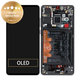 Дисплей за Huawei P30, Black, Тъчскрийн с рамка and Батерия, 02354HLT Genuine Service Pack