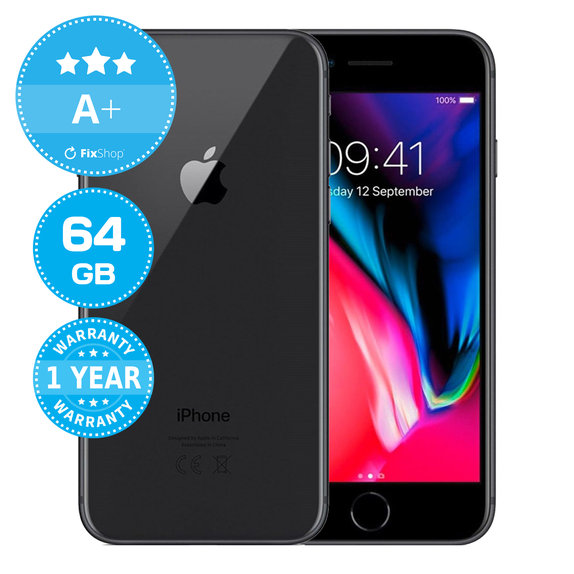 Apple iPhone 8 Space Gray 64GB A+ Обновени