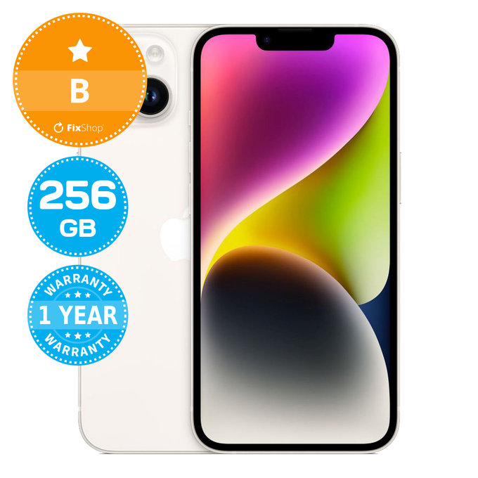 Apple iPhone 14 Starlight 256GB B Обновени
