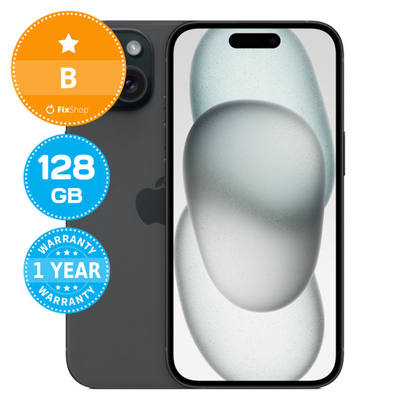 Apple iPhone 15 Black 128GB B Обновени